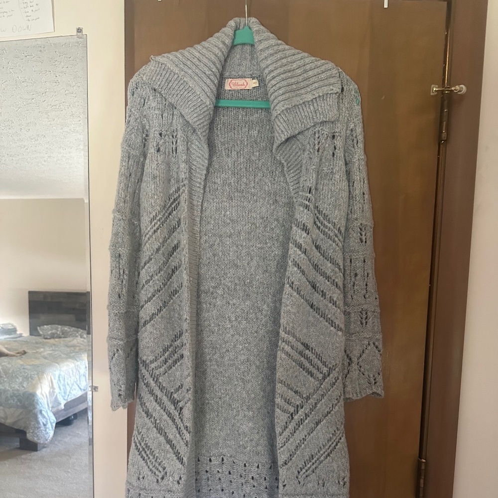 Blush Sweater Duster